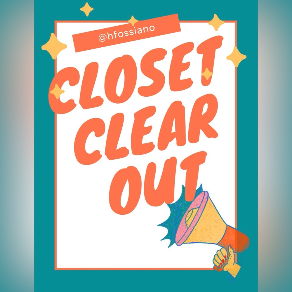 Closet Clear Out/Unlisted Item